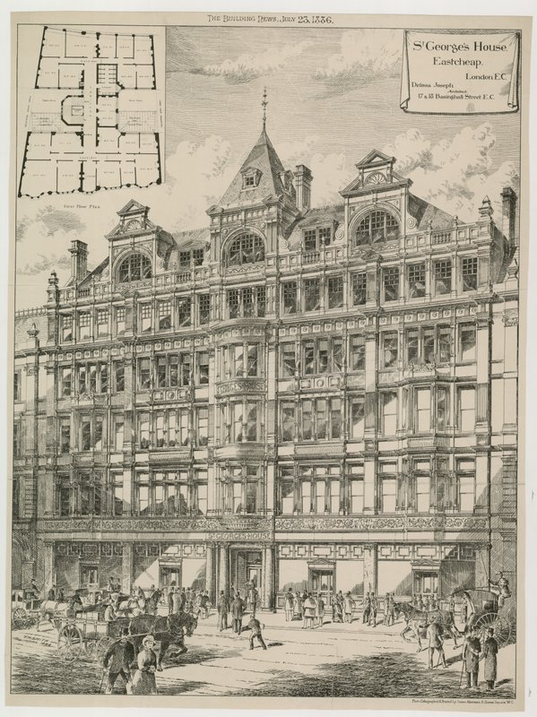 St Georges House, Eastcheap, London alkotó: English School