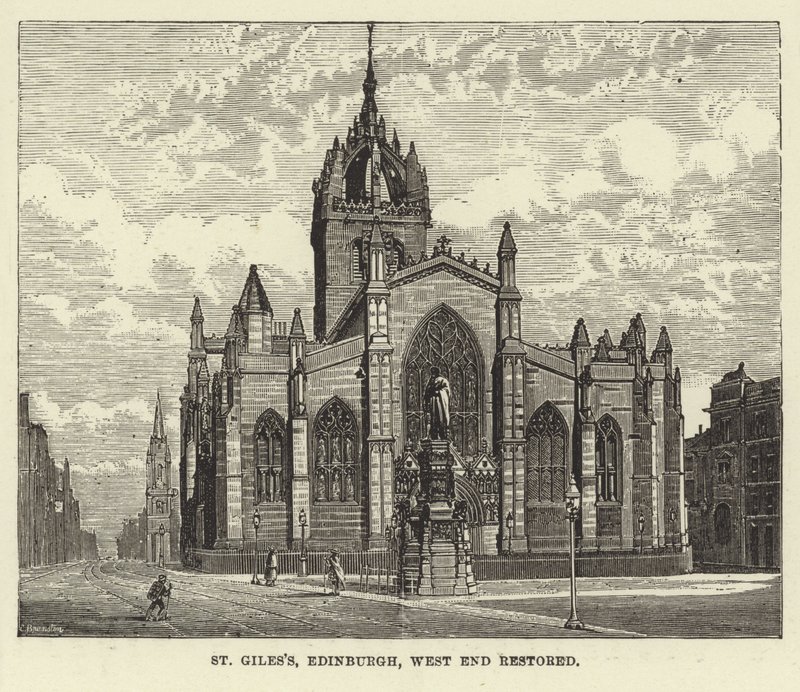 St Giles, Edinburgh, West End felújítva alkotó: English School