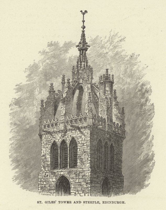 St Giles Tower and Steeple, Edinburgh alkotó: English School