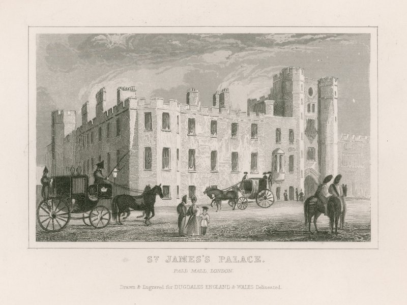 Szent Jakab-palota a Pall Mall-ban alkotó: English School