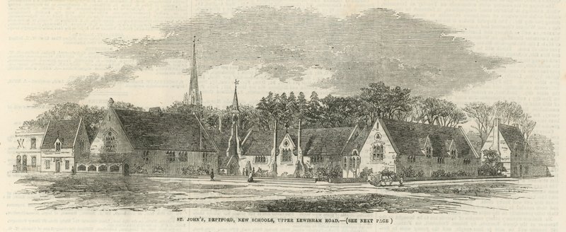 St Johns, Deptford, New Schools, Upper Lewisham Road alkotó: English School