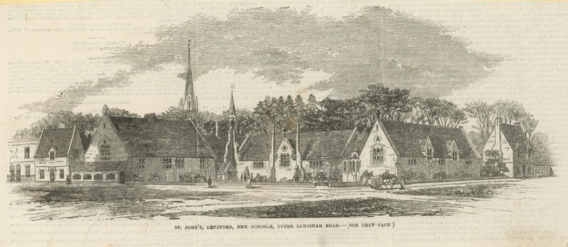 St Johns, Deptford, New Schools, Upper Lewisham Road alkotó: English School