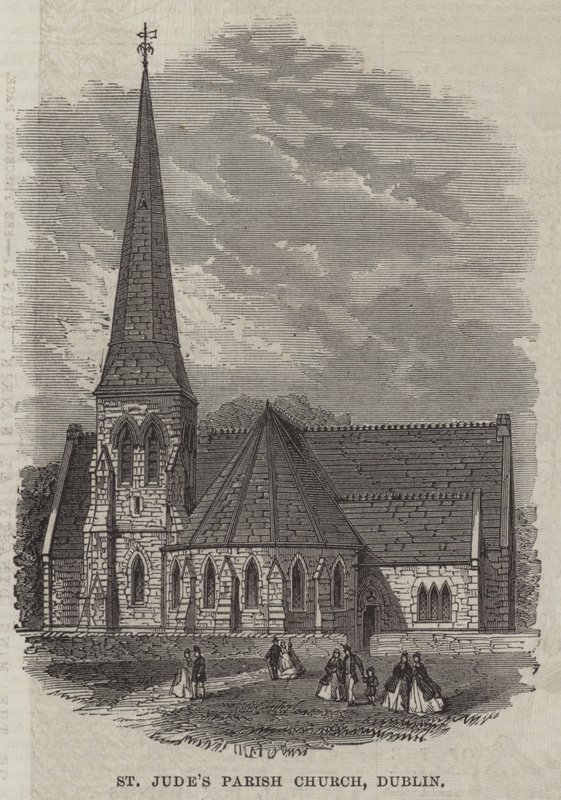 St Jude plébániatemplom, Dublin (metszet) alkotó: English School