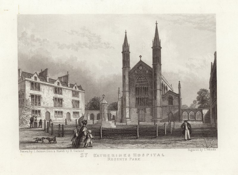 St Katherines Kórház alkotó: English School