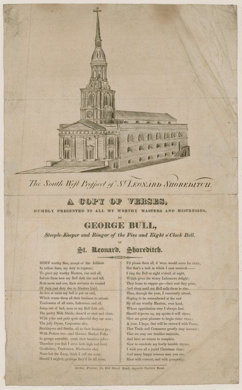 St Leonard, Shoreditch alkotó: English School