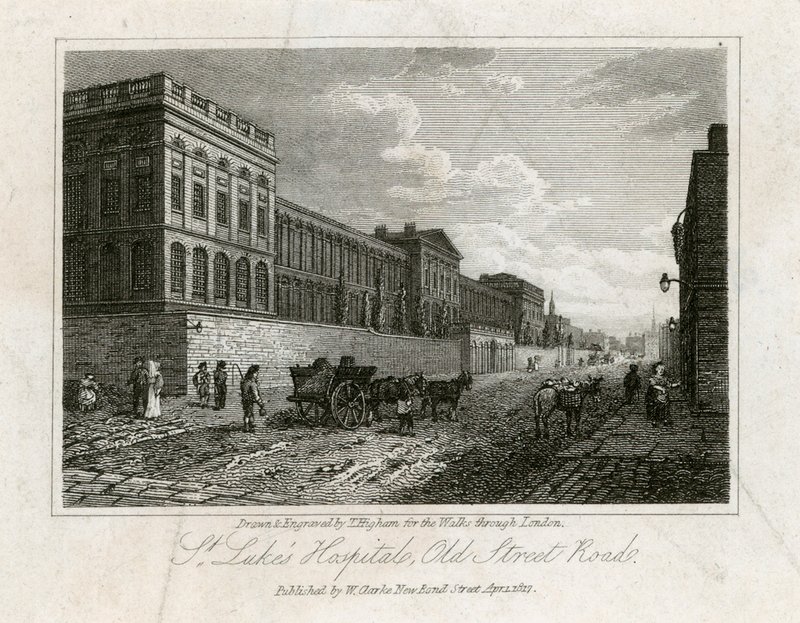 St Lukes Kórház őrülteknek, Old Street alkotó: English School