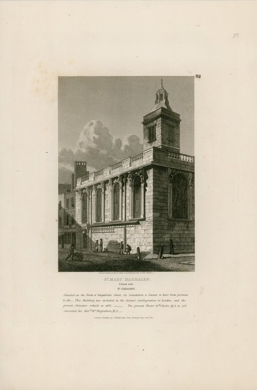 Szent Mária Magdolna, egyesülve St Gregoryval, Knightrider Street, London alkotó: English School