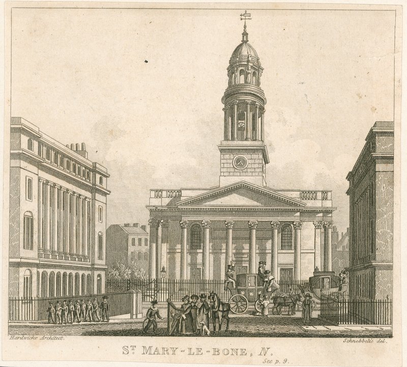 St Marylebone templom, London alkotó: English School