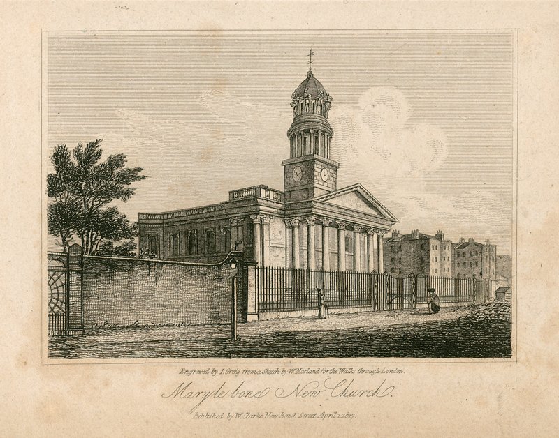 St Marylebone templom, London alkotó: English School