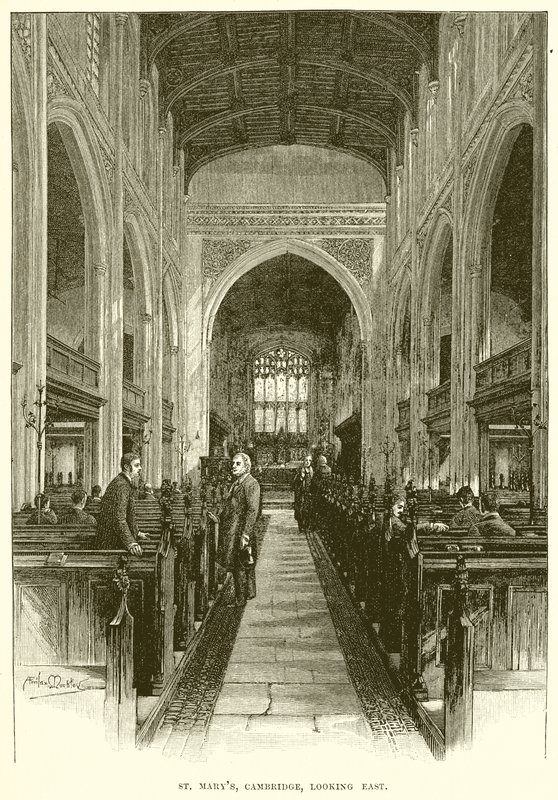 St. Marys, Cambridge, keletre néz alkotó: English School