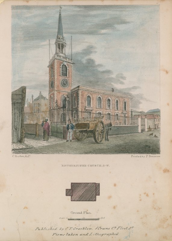Szent Mária templom Rotherhithe-ben alkotó: English School
