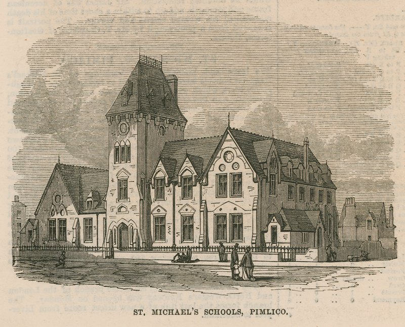 Szent Mihály templom Pimlicóban alkotó: English School