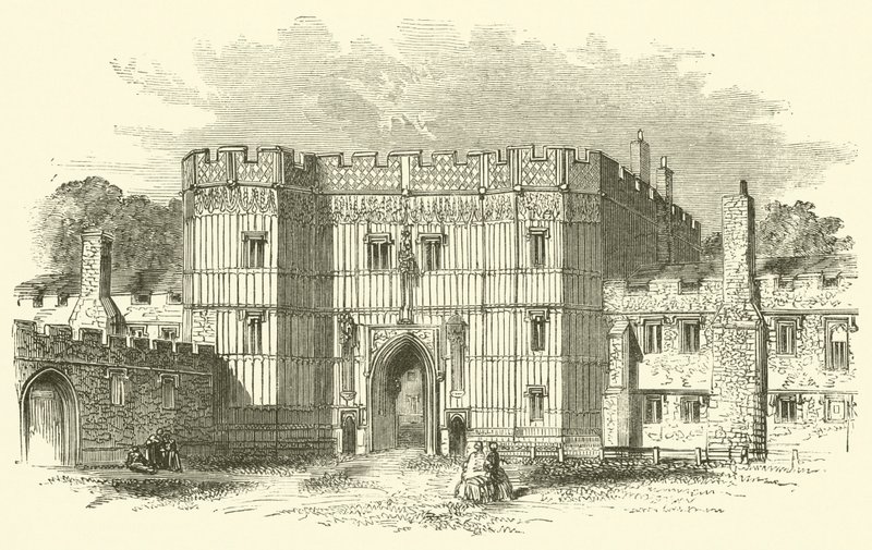 St Osyth Priory (metszet) alkotó: English School
