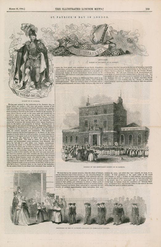 Szent Patrik napja Londonban alkotó: English School