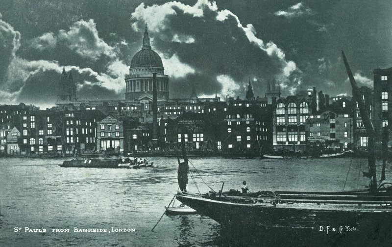 Szent Pál-székesegyház Bankside-ból alkotó: English School