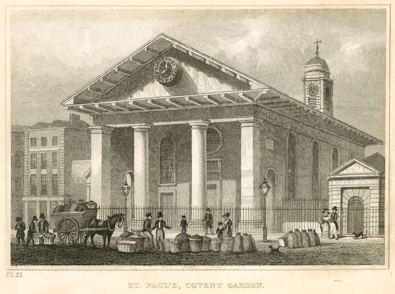 St Pauls, Covent Garden, London alkotó: English School