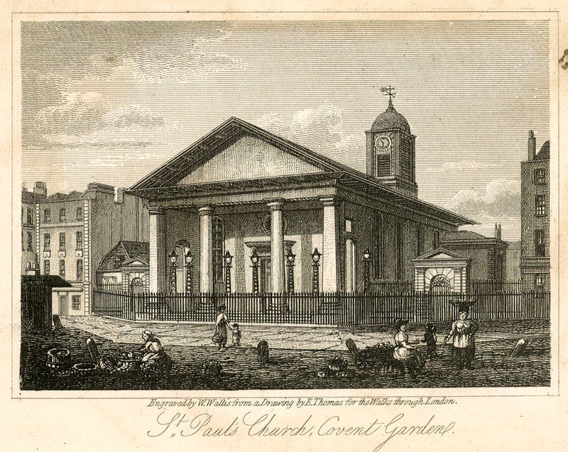 St Pauls, Covent Garden, London alkotó: English School