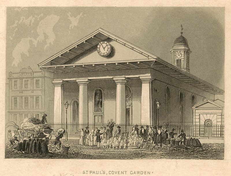 St Pauls, Covent Garden, London alkotó: English School