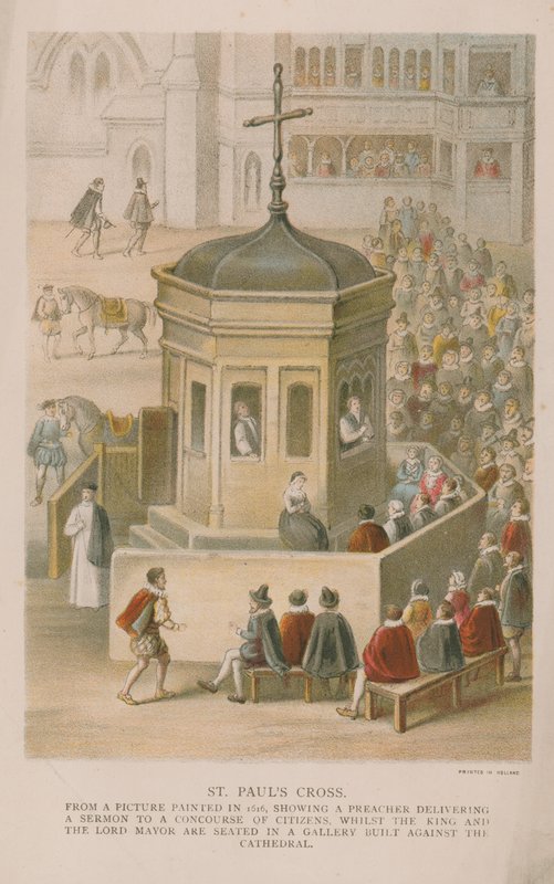 Szent Pál keresztje egy 1616-ban festett képről alkotó: English School