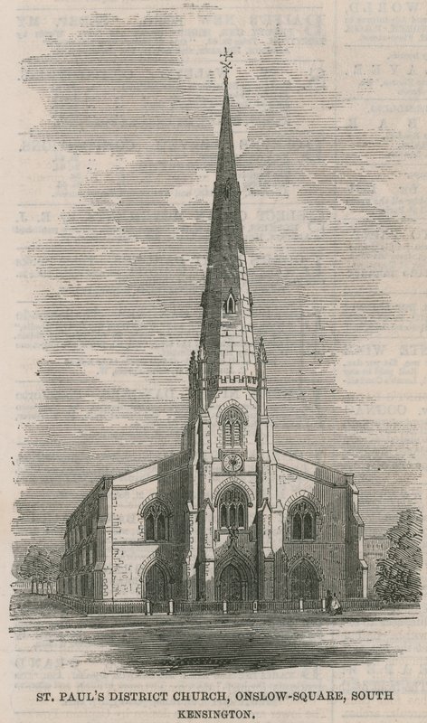 St Pauls District Church, Onslow Square, South Kensington alkotó: English School
