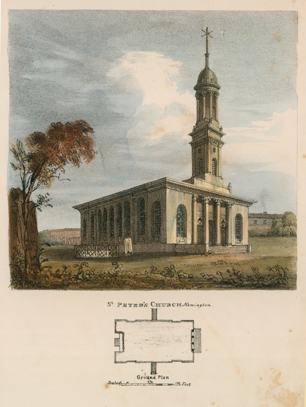 St Peters Church, Newington alkotó: English School