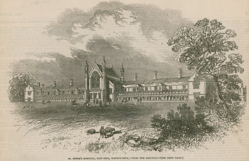 St Peters Kórház az East Hillen alkotó: English School