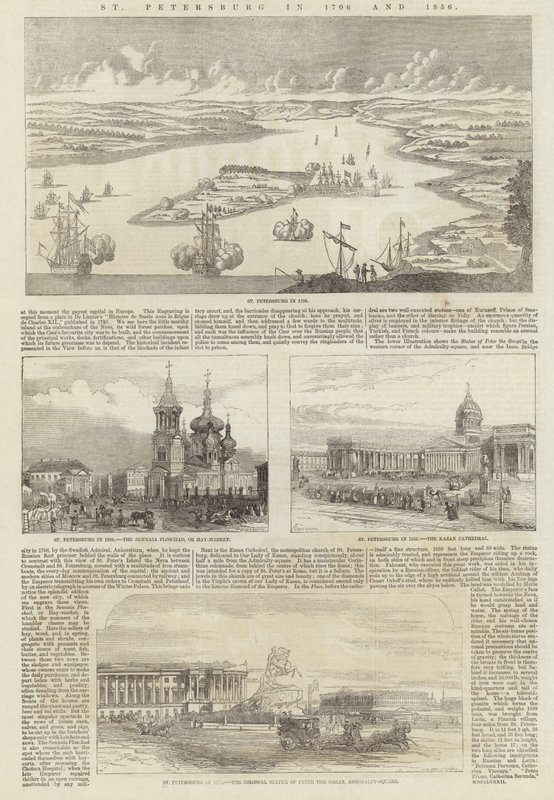 Szentpéterváron 1706-ban és 1856-ban alkotó: English School