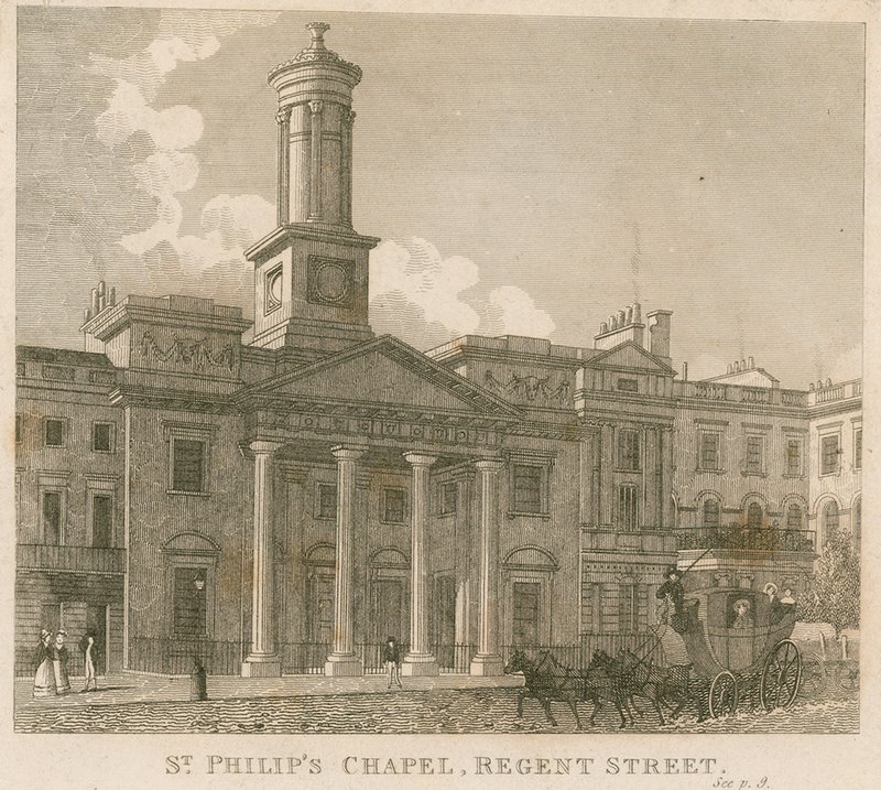 St Philips Chapel, Regent Street, London alkotó: English School