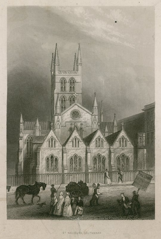 St Saviors Church, Southwark, Surrey alkotó: English School