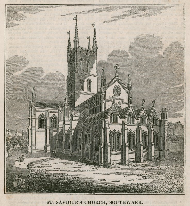 St Saviors Church, Southwark, Surrey alkotó: English School