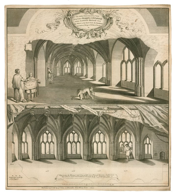 Szent Tamás-kápolna az Old London Bridge-en alkotó: English School