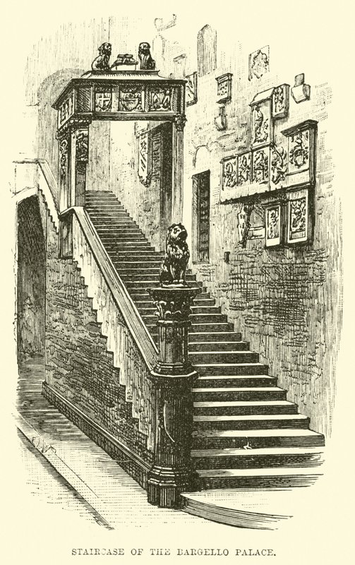 A Bargello-palota lépcsőháza alkotó: English School