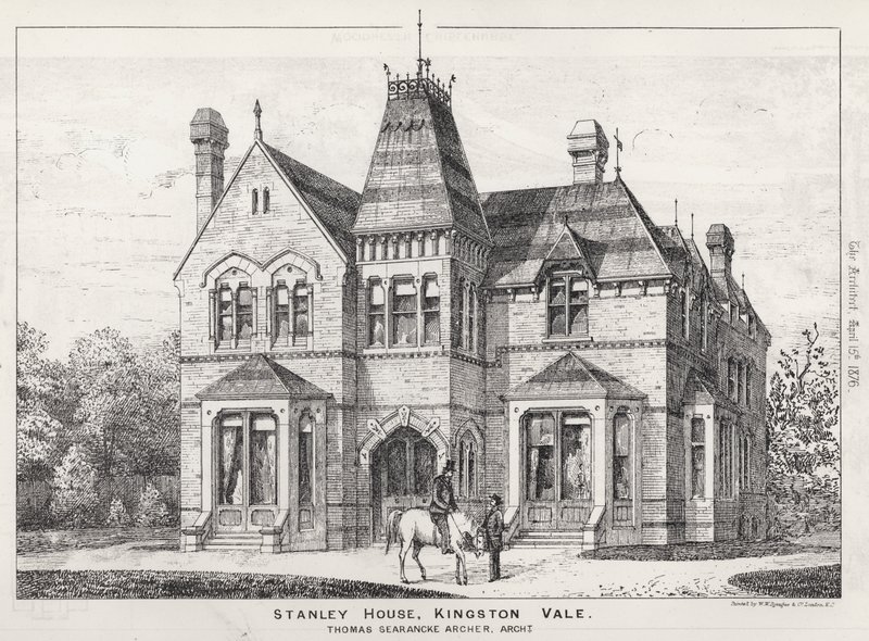 Stanley House, Kingston Vale (metszet) alkotó: English School
