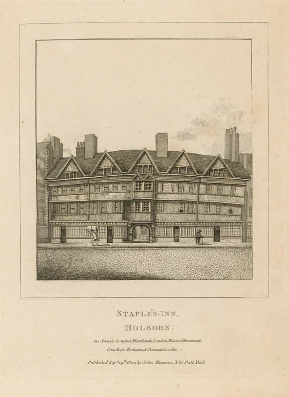 Staples Inn, Holborn alkotó: English School