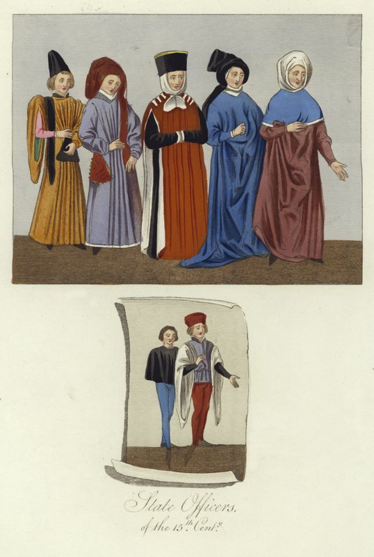 A XV. századi államtisztek alkotó: English School