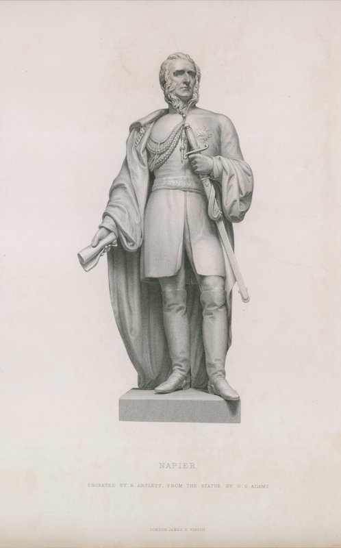 Charles James Napier szobra alkotó: English School