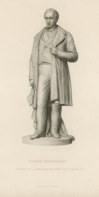 George Stephenson szobra alkotó: English School