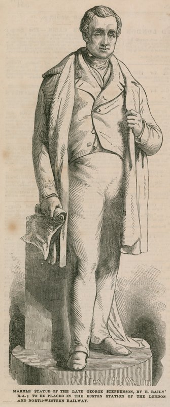 George Stephenson szobra alkotó: English School