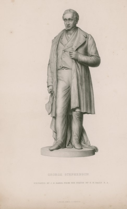 George Stephenson szobra alkotó: English School