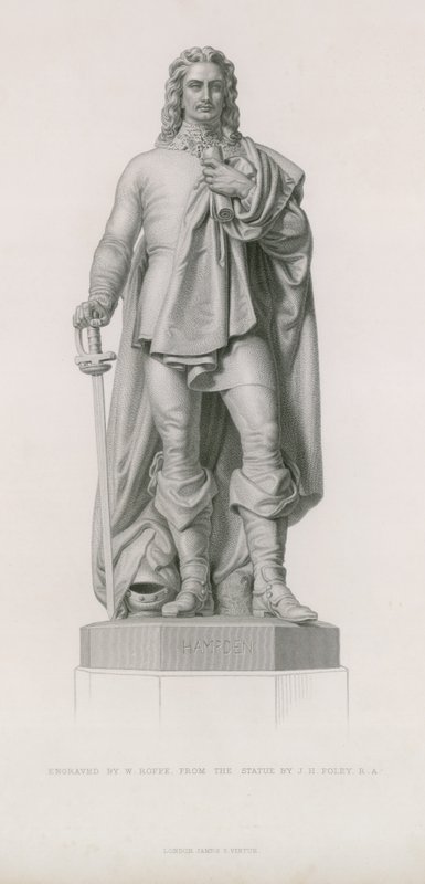 John Hampden szobra alkotó: English School