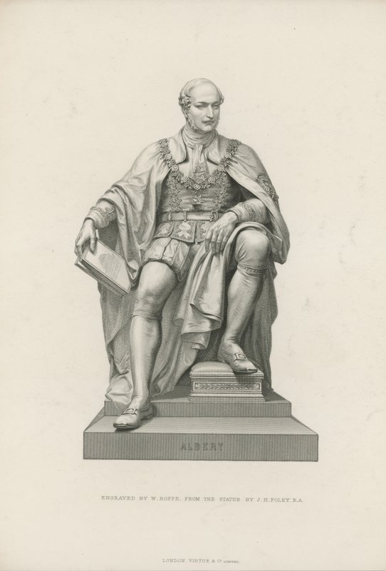 Albert herceg szobra alkotó: English School