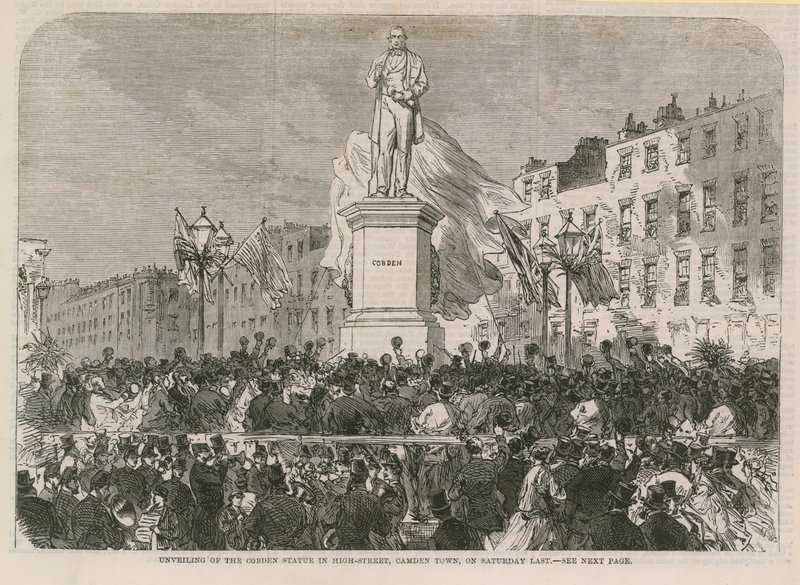 Richard Cobden szobra alkotó: English School