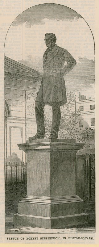Robert Stephenson szobra alkotó: English School