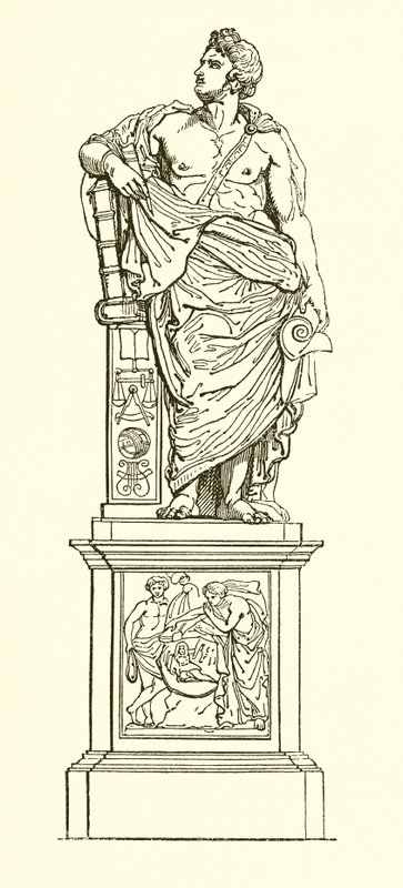 Sir William Jones szobra alkotó: English School
