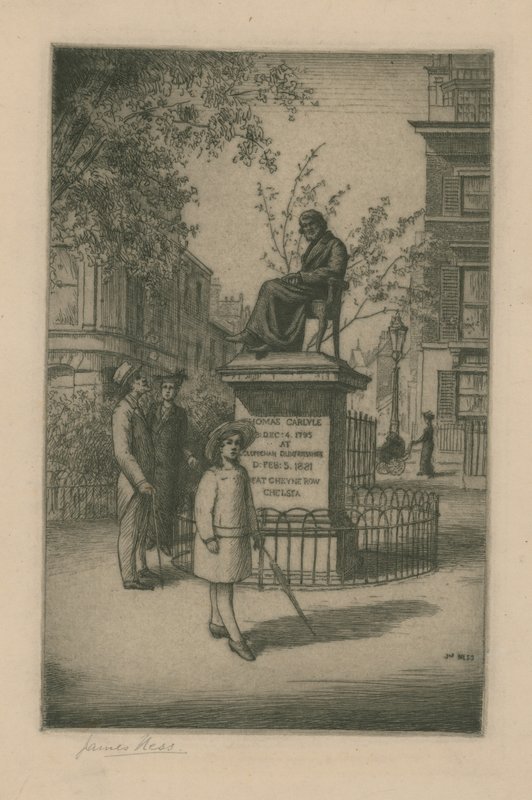 Thomas Carlyle szobra alkotó: English School
