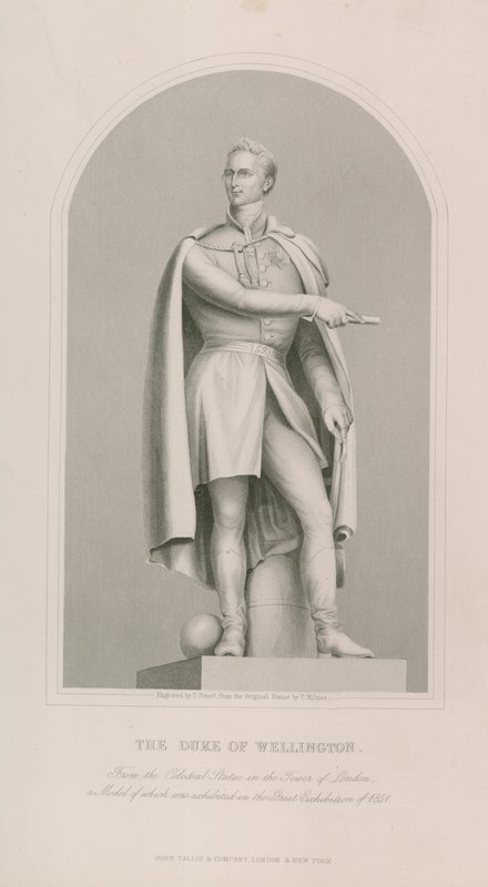 Wellington hercegének szobra alkotó: English School