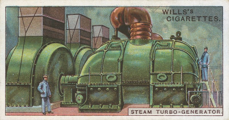Steam turbógenerátor alkotó: English School