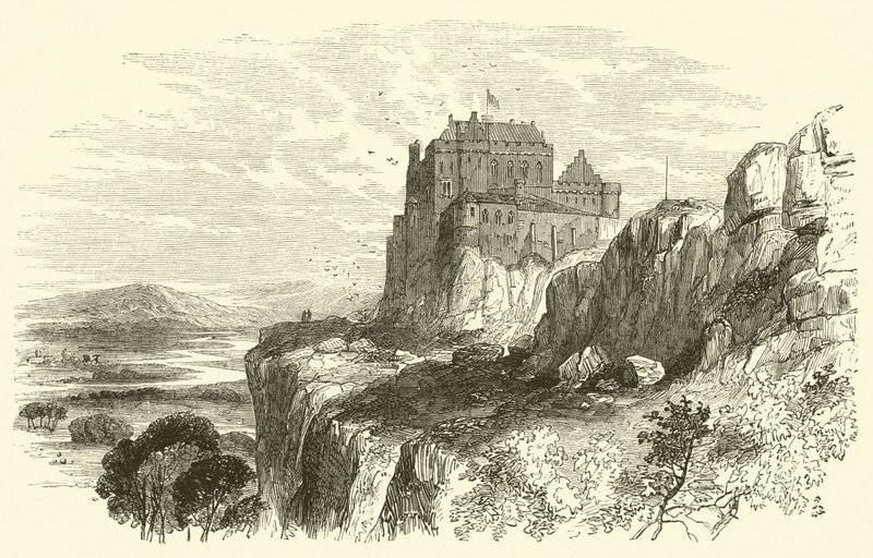Stirling-kastély (metszet) alkotó: English School