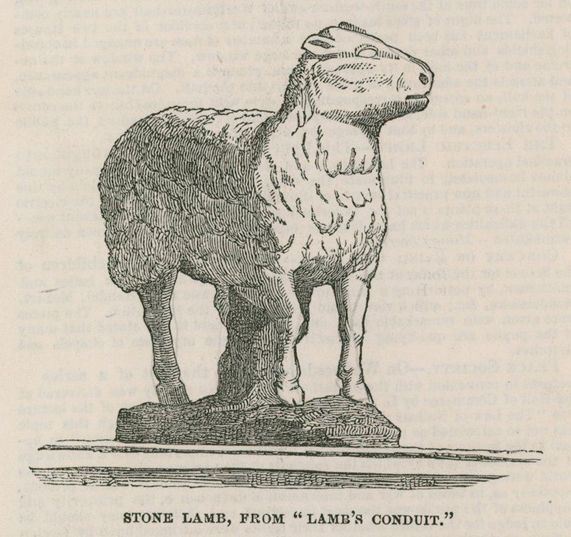 Kőbárány a Lambs Conduittól alkotó: English School