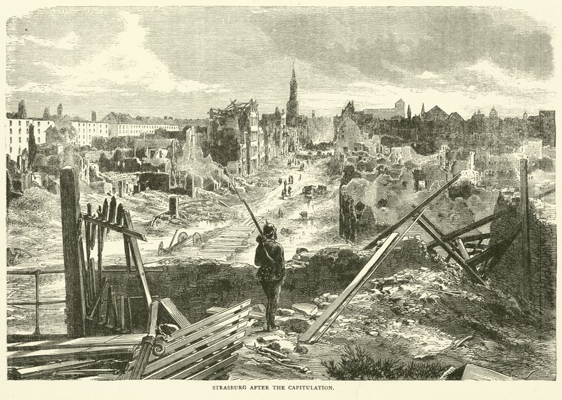 Strasburg a kapituláció után, 1870. szeptember alkotó: English School